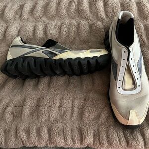 Reebok Beige and Black Athletic Shoes